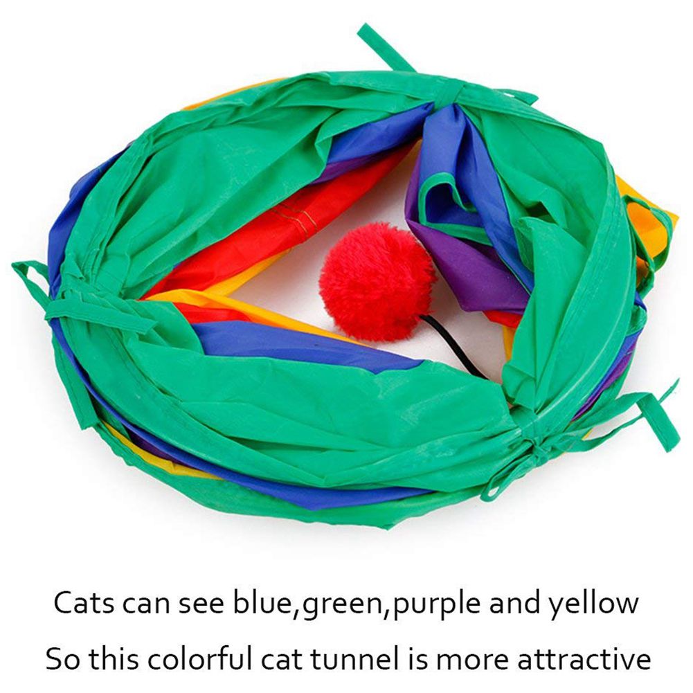 Cat Toy Tunnel Collapsible Play Tunnel