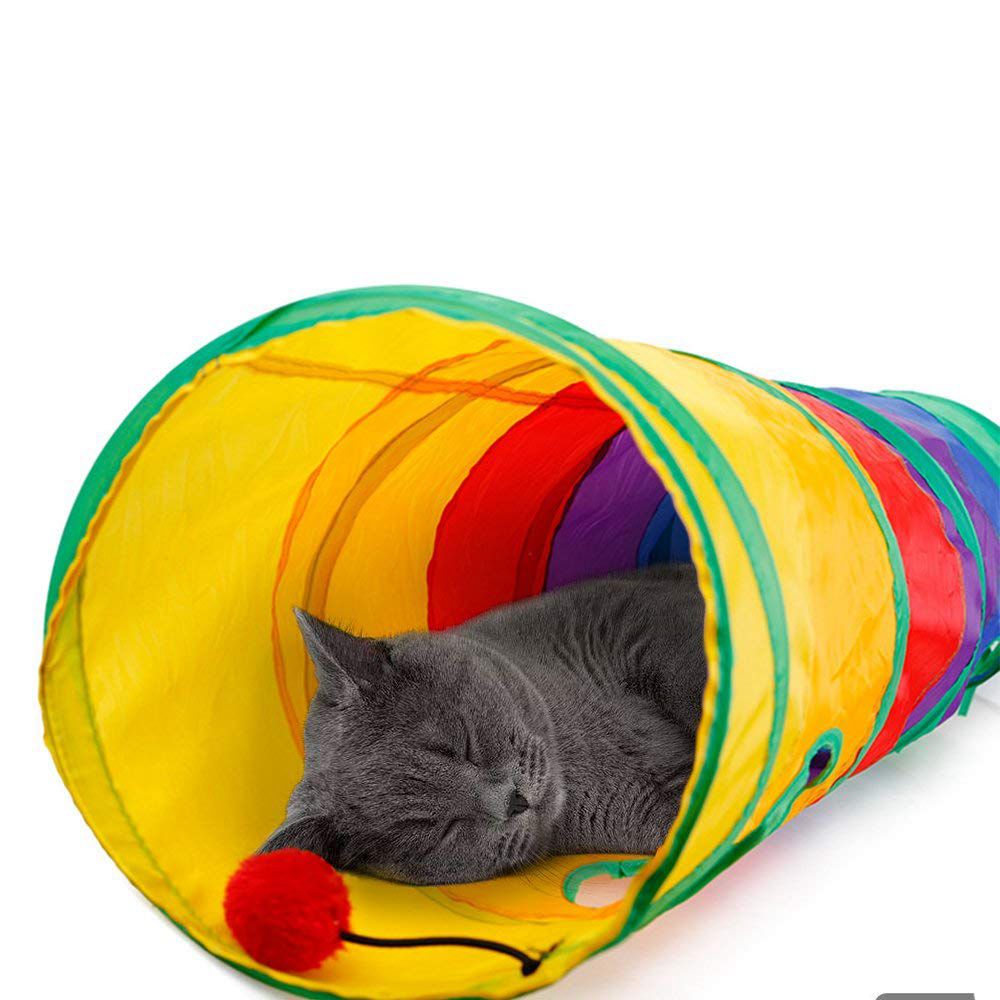 Cat Toy Tunnel Collapsible Play Tunnel