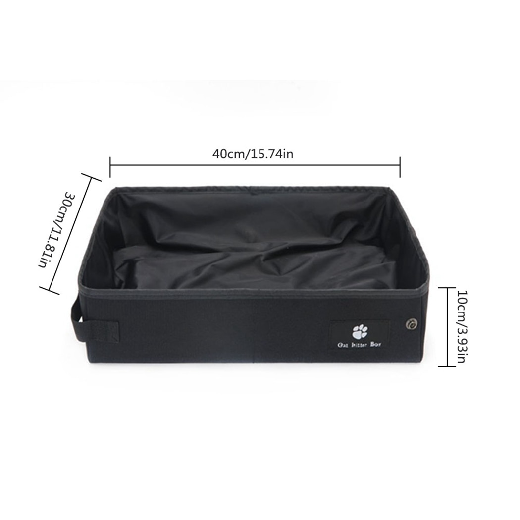 Travel Litter Box Foldable Cat Pan