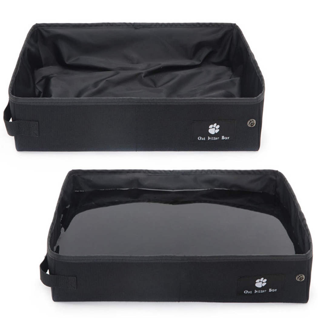 Travel Litter Box Foldable Cat Pan