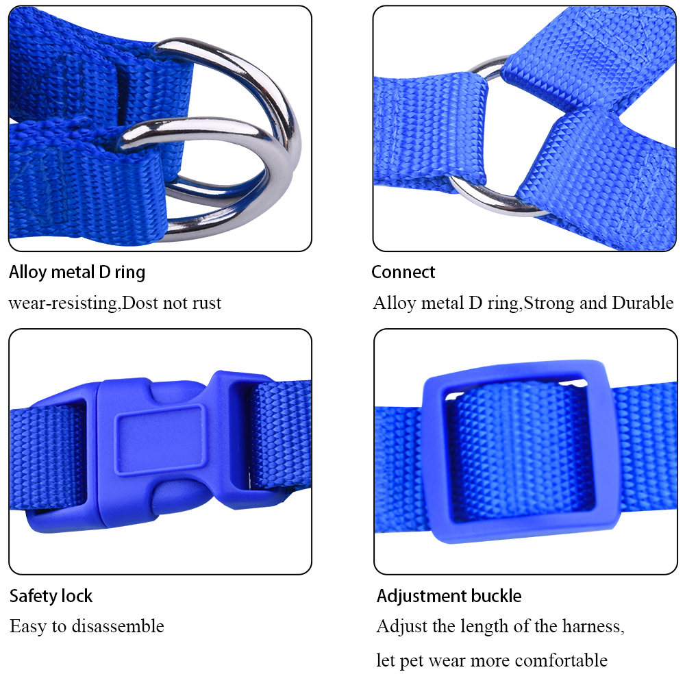 No Pull Dog Harness Adjustable Strap