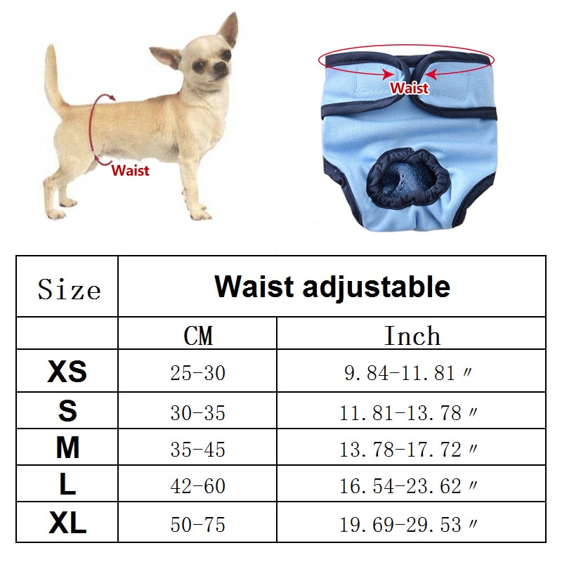 Puppy Diaper Reusable Pet Pants