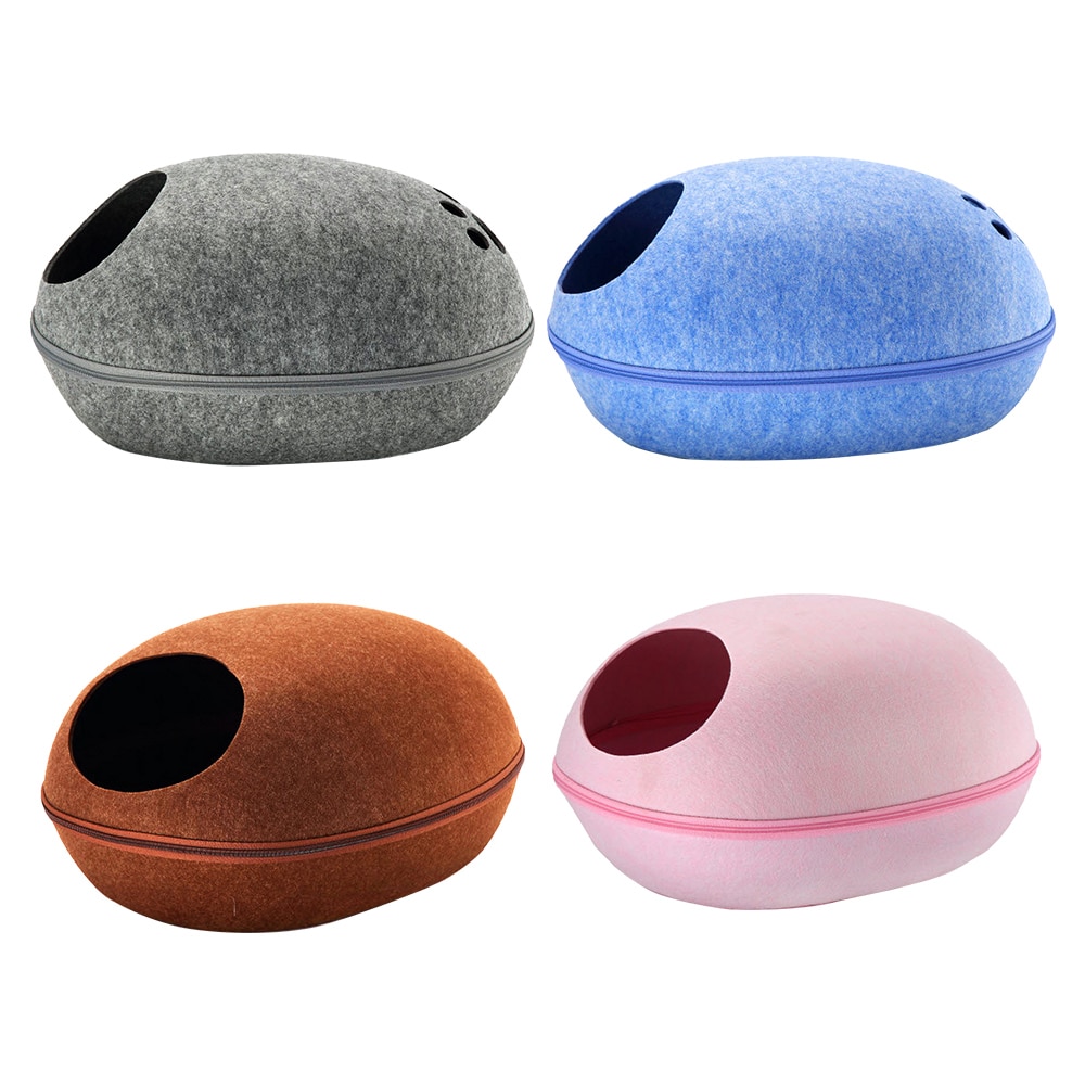 Cat Cave Egg Shape Design Pet Bed