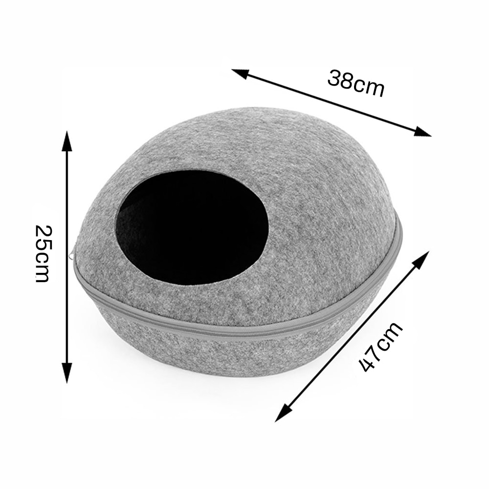 Cat Cave Egg Shape Design Pet Bed