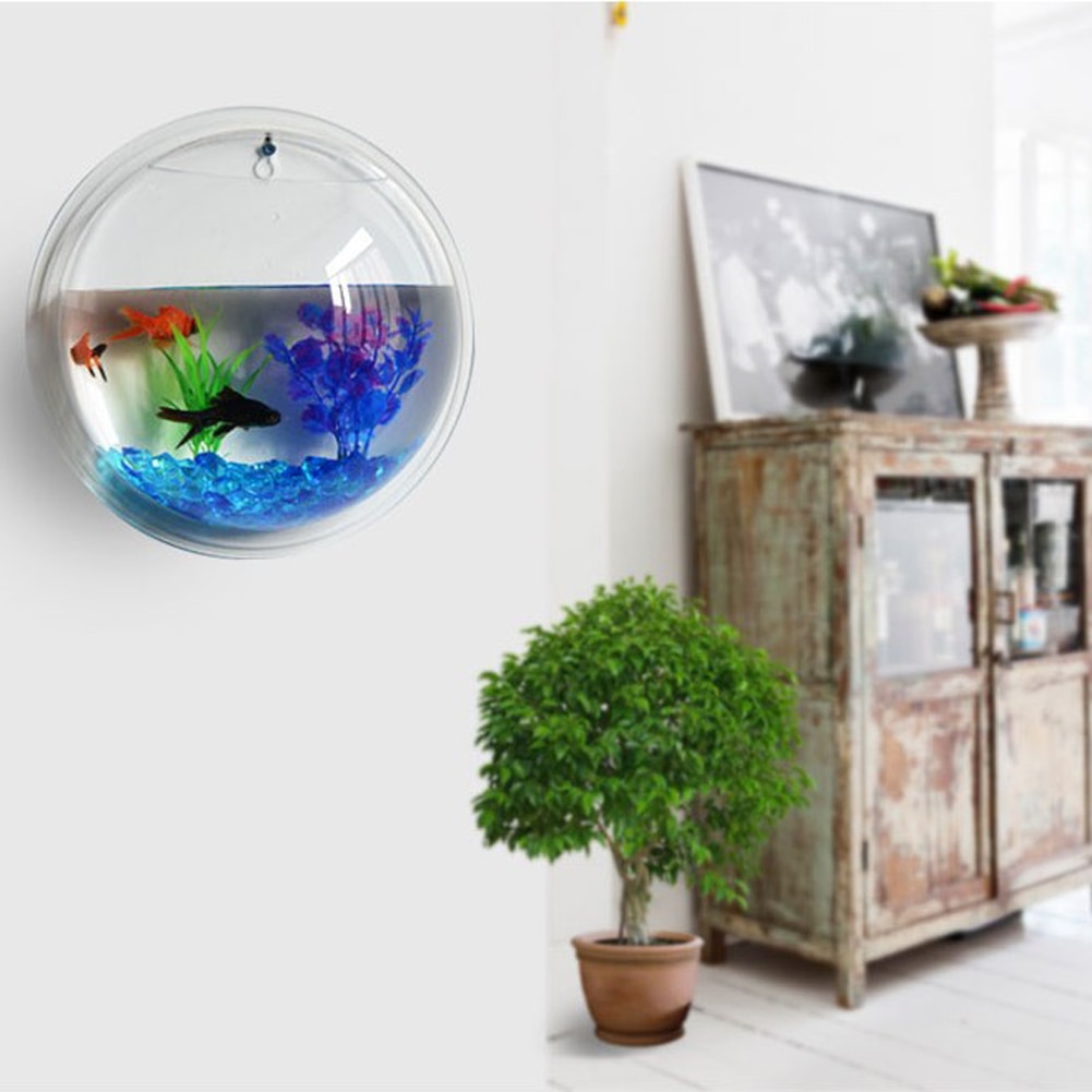 Wall Fish Bowl Acrylic Home Decor