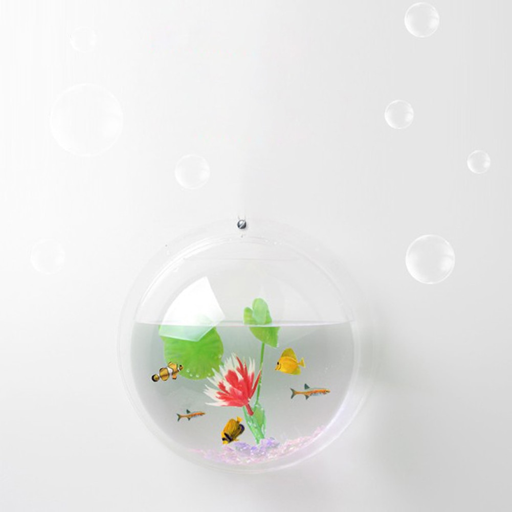 Wall Fish Bowl Acrylic Home Decor