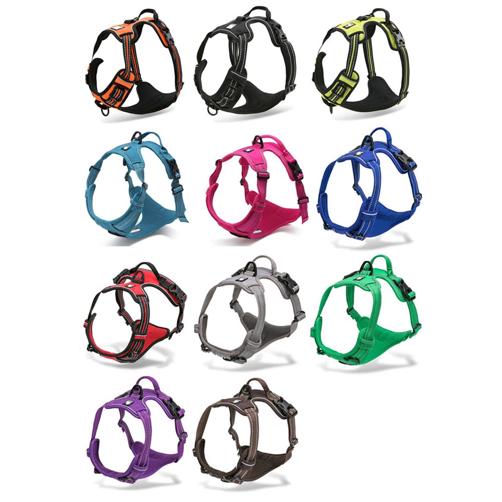 Reflective Dog Harness Padded Strap