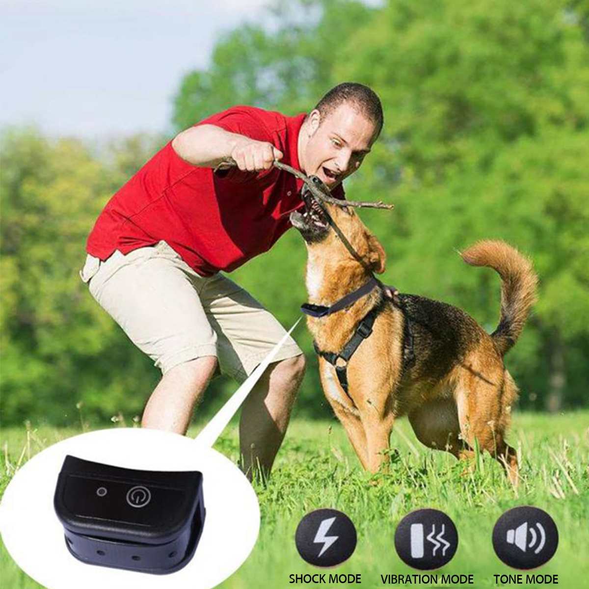 Wireless Dog Fence Collar and Controller