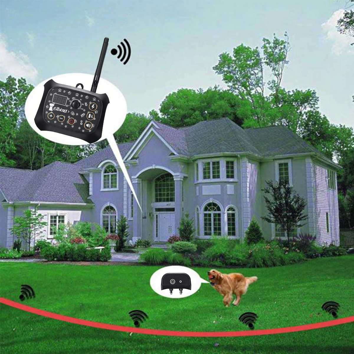 Wireless Dog Fence Collar and Controller