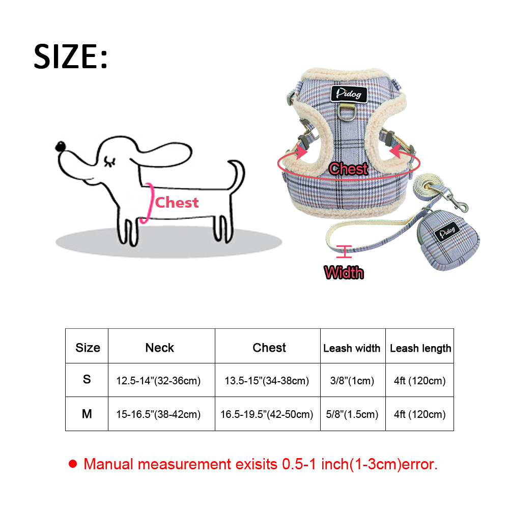 Dog Harness Vest Pet Leash