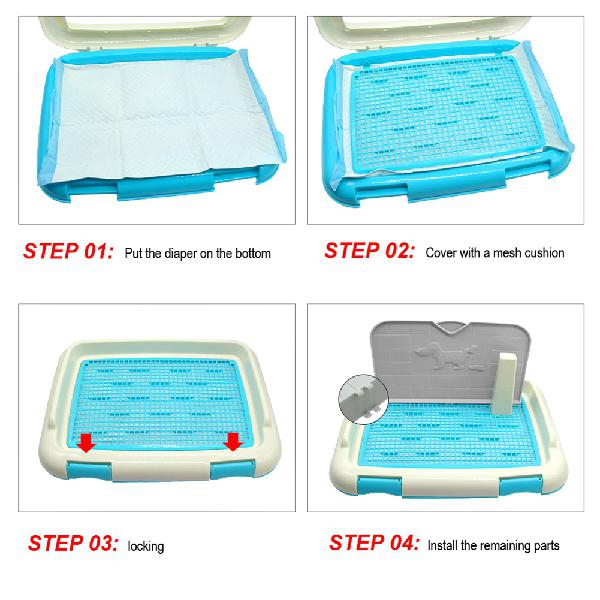 Dog Toilet Portable Plastic Tray