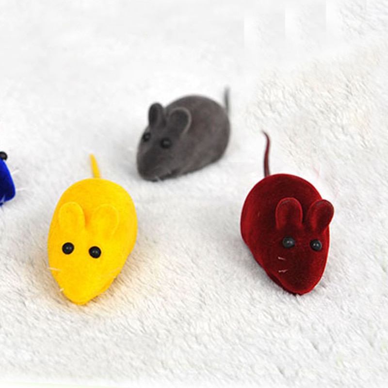 Cat Chew Toys Random Color Mouse Toys (5 pcs)