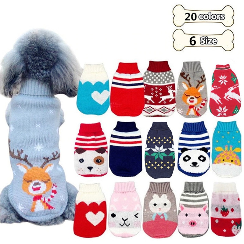 Dog Winter Clothes Pet Sweater