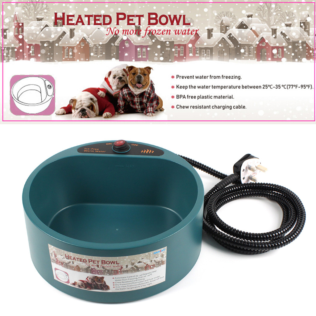 Heated Water Bowl for Dogs and Cats