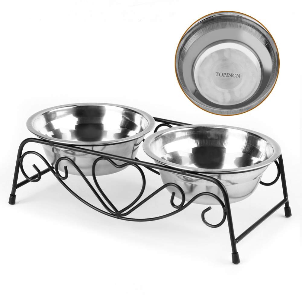 Elevated Dog Bowls Pet Feeder Set