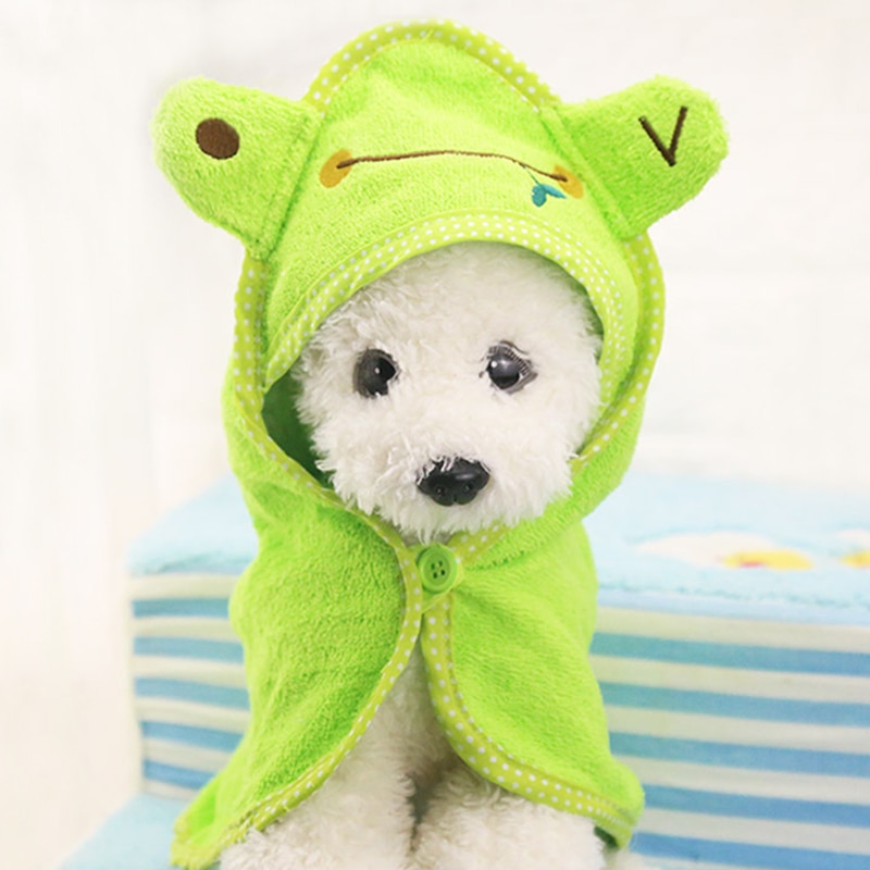 Dog Towel Hood Cute Cartoon