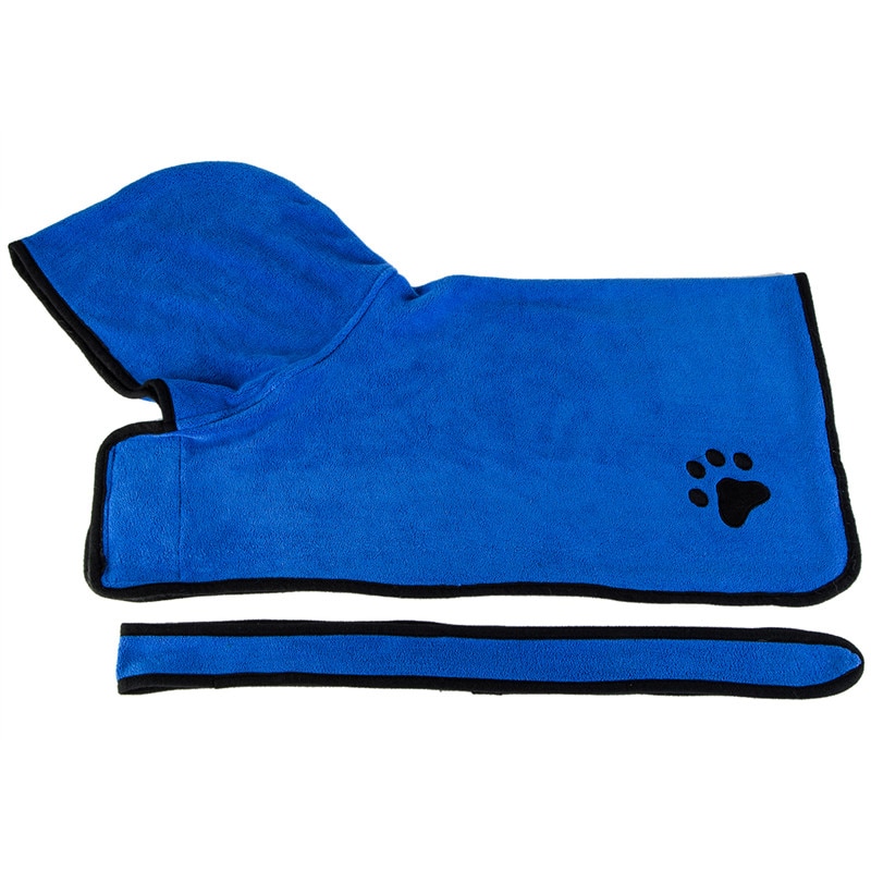 Dog Bathrobe Pet Microfiber Bath Towel