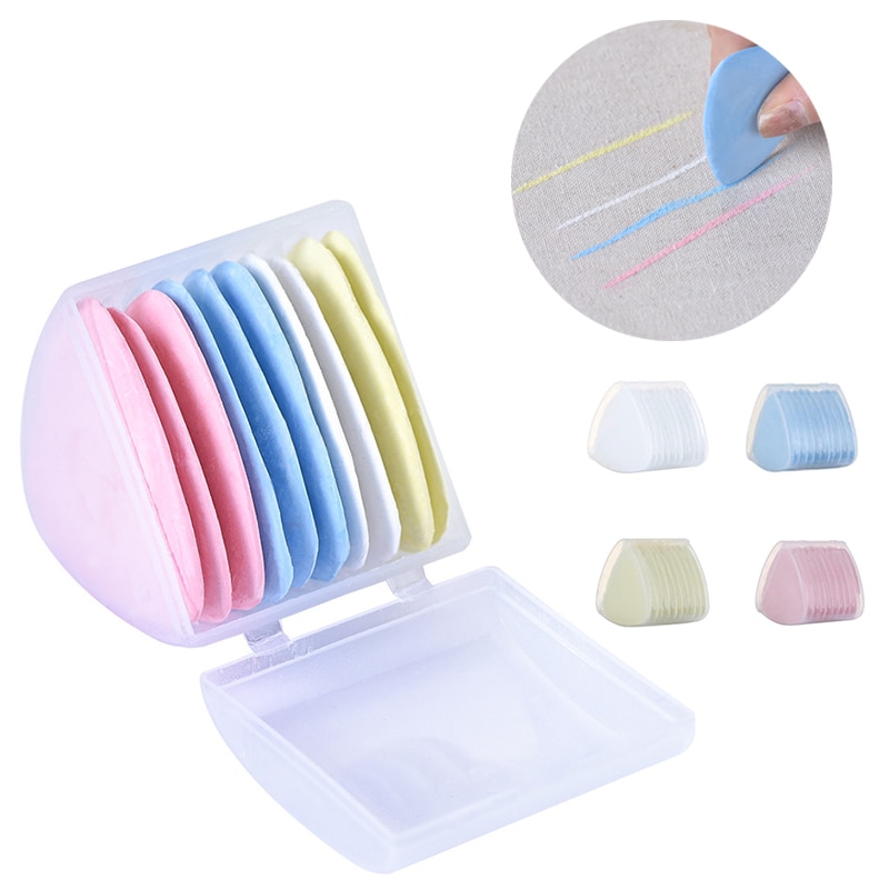 Erasable Tailor Chalks with Case (10 pcs)