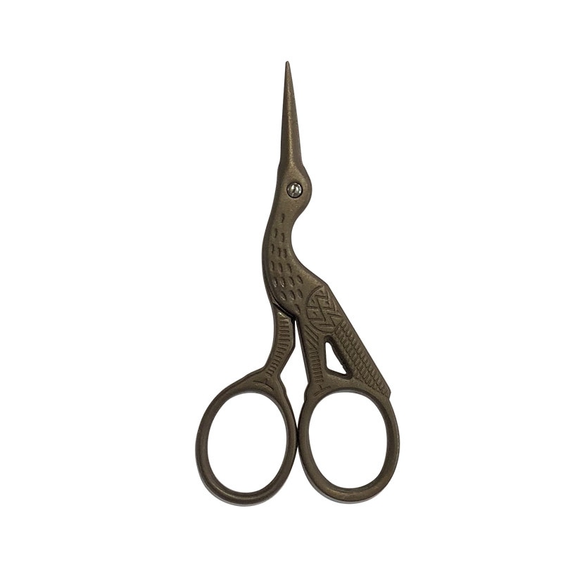 Stainless Steel Vintage Crane Scissors