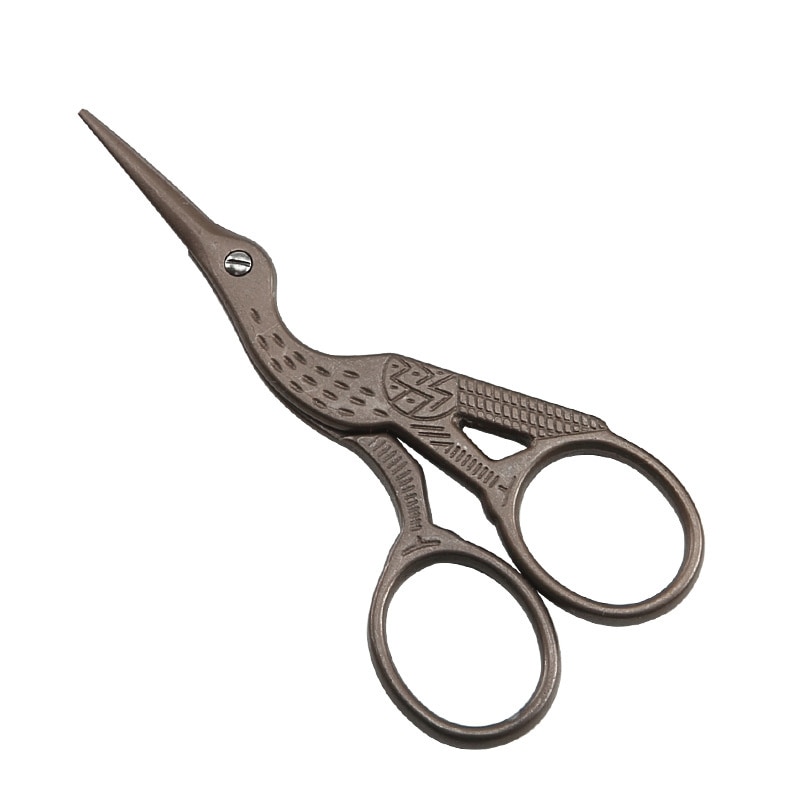 Stainless Steel Vintage Crane Scissors