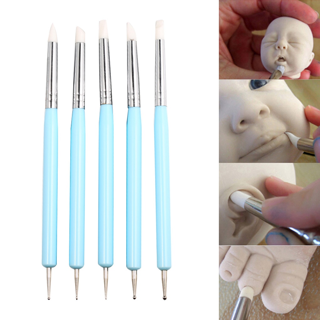 Clay Carving Tools Set (5 pcs)