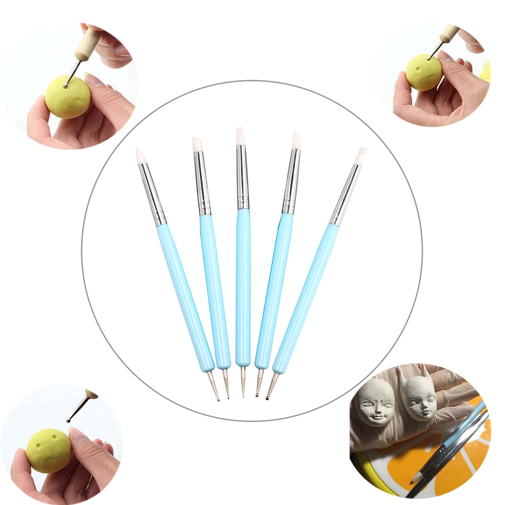 Clay Carving Tools Set (5 pcs)