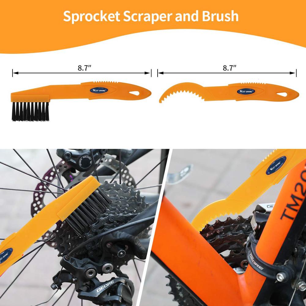 Bike Chain Cleaning Tools Set (8 pcs)