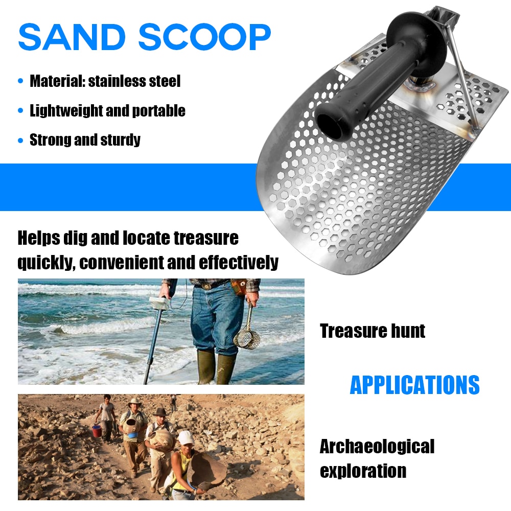 Metal Detecting Sand Scoop Stainless Steel