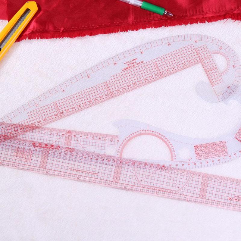 Sewing Ruler 9PC Plastic Set