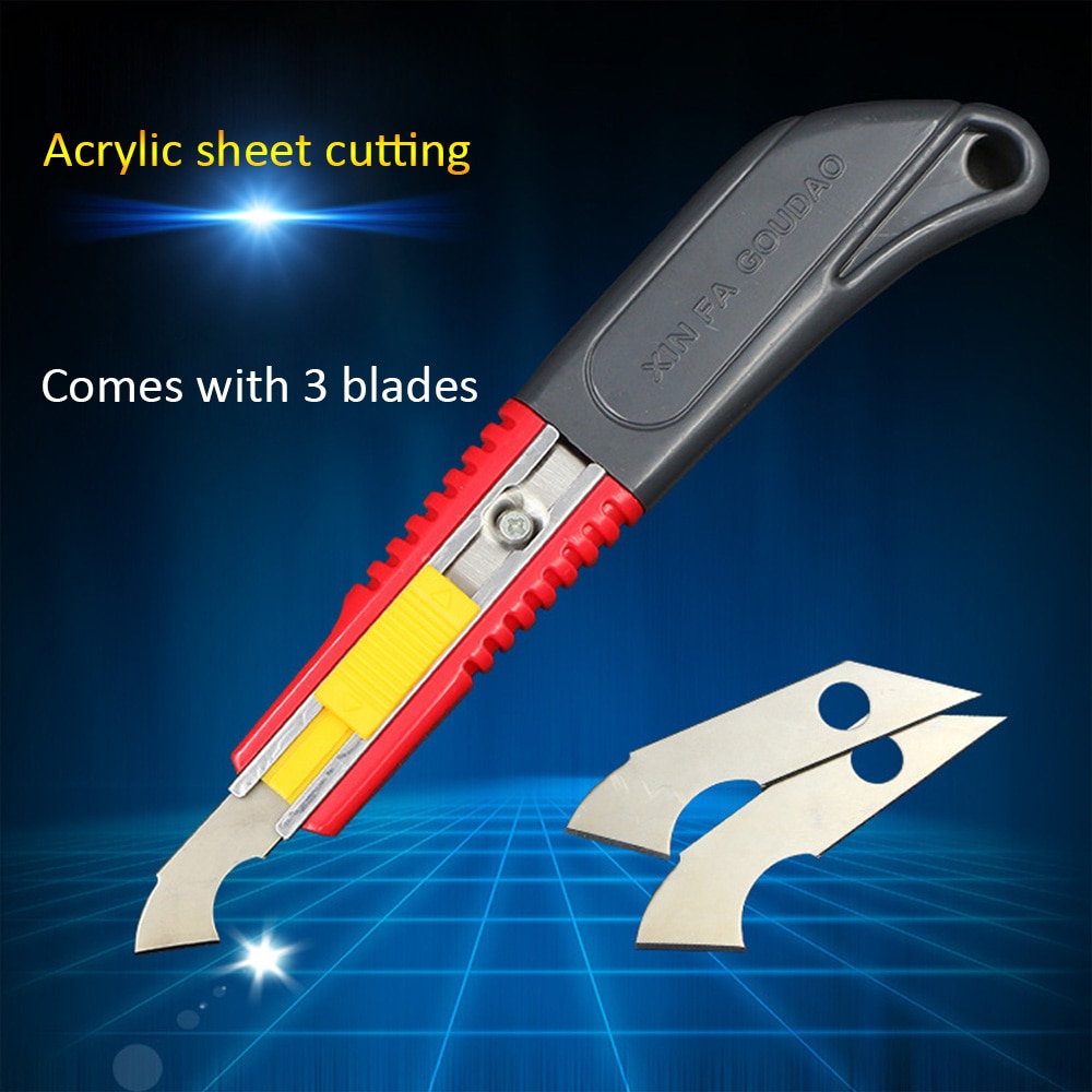 Acrylic Cutter with 3 Replacement Blades