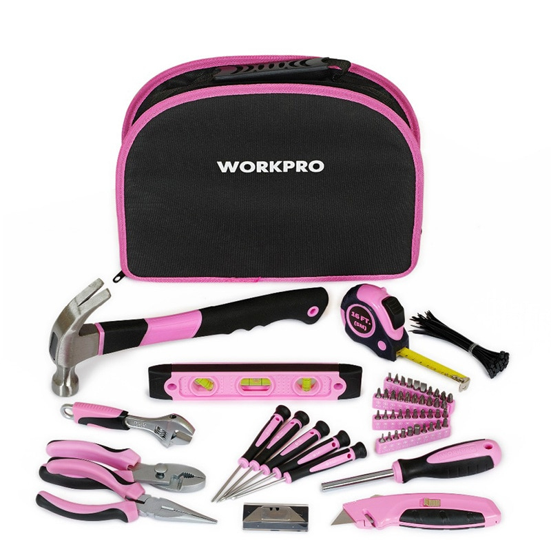 Hand Tool Sets 103 Pieces Pink Kit