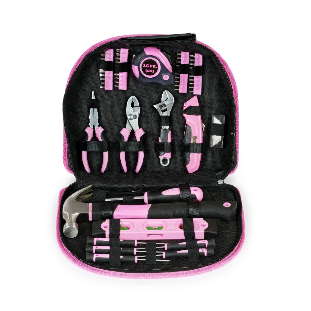 Hand Tool Sets 103 Pieces Pink Kit