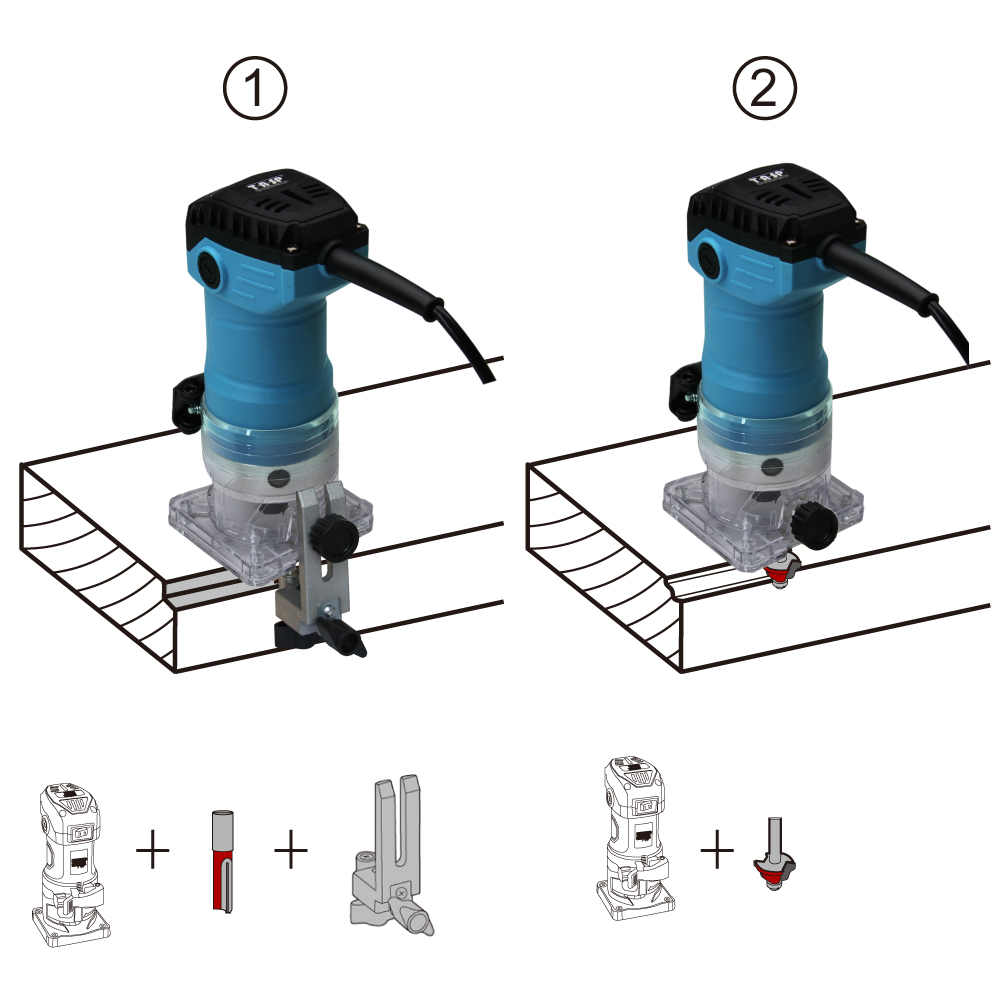 Wood Router Woodworking Power Tool