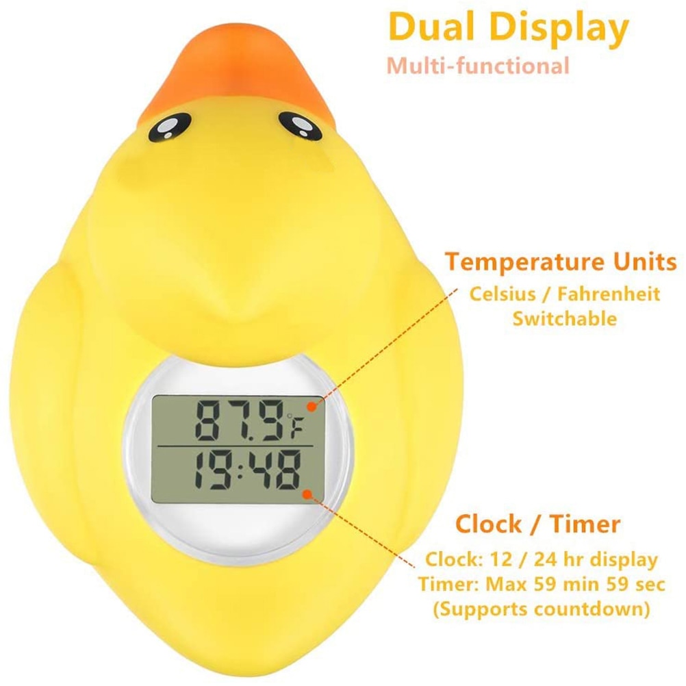 Baby Bath Temperature Thermometer Duck Toy