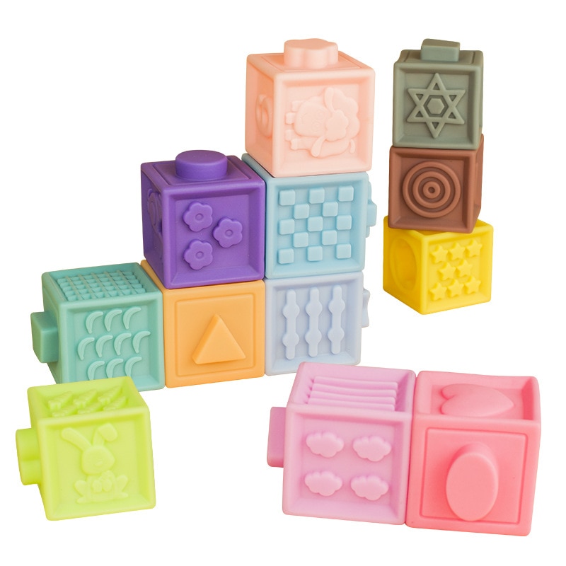 Blocks for Toddlers 3D Sensory Building Blocks