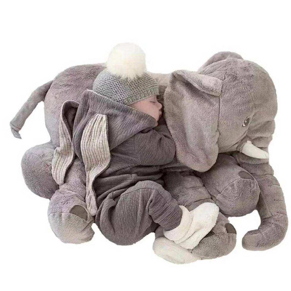 Giant Elephant Baby Pillow Soft Plush