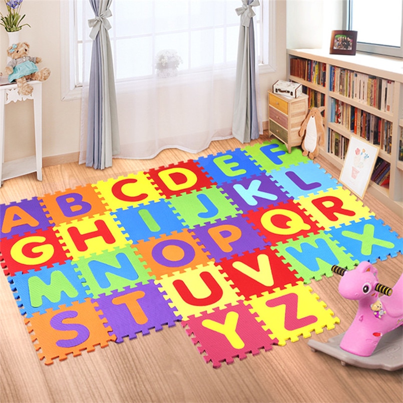 Colorful Alphabet Puzzle Mat (26 Pcs)