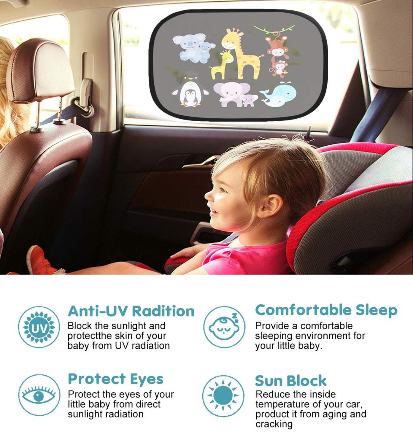 Baby Sun Shades for Car (2 Pcs)