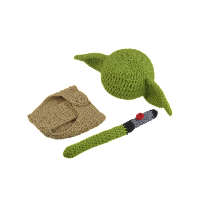 Yoda Baby Outfit Crochet Costume