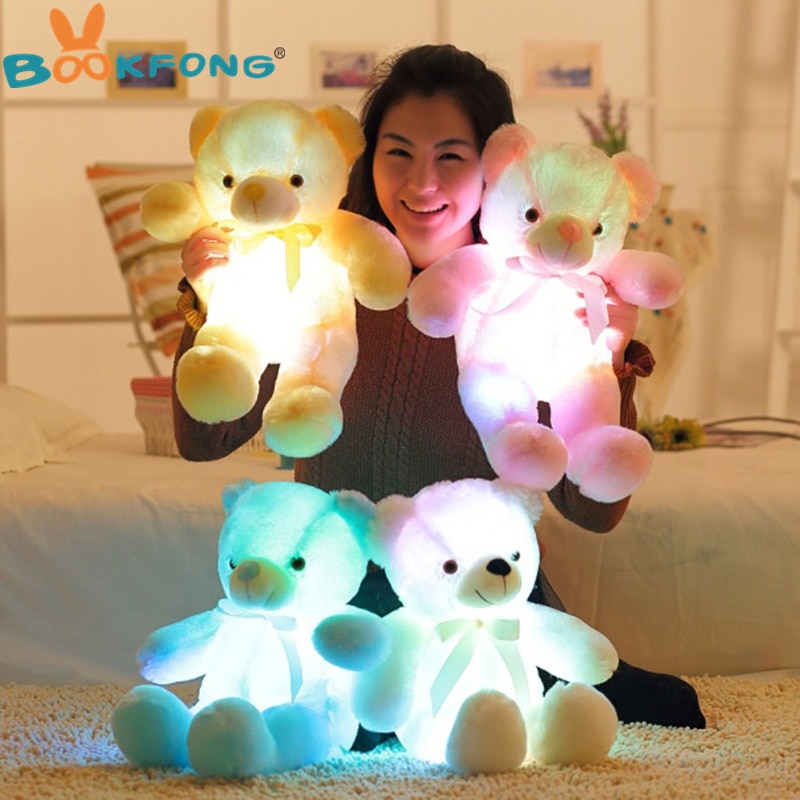 Light Up Teddy Bear Glowing Stuffed Toy