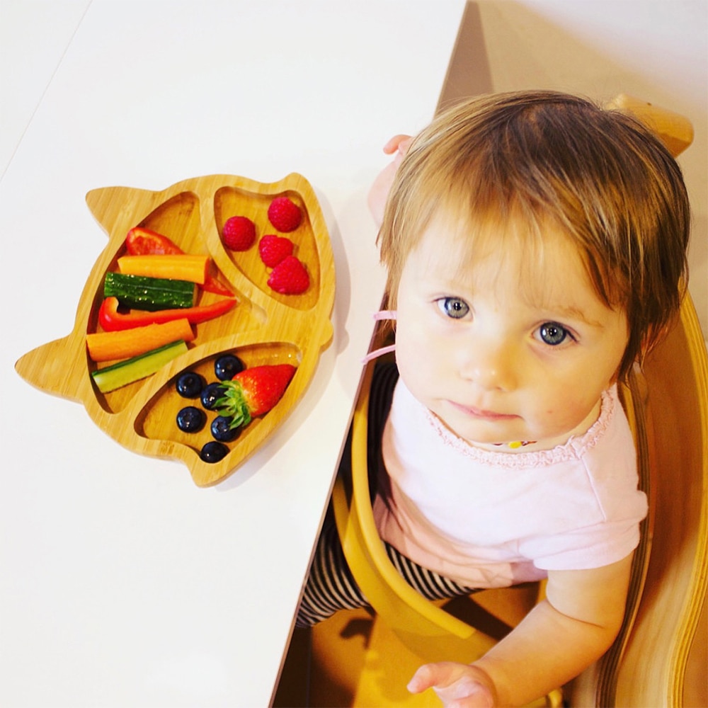 Bamboo Suction Plate Baby Plate