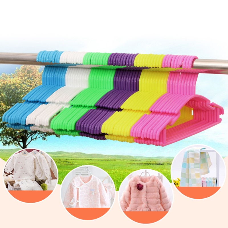 Baby Clothes Hanger White Set (10pcs)