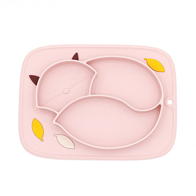 Suction Baby Plate Silicone Tray 