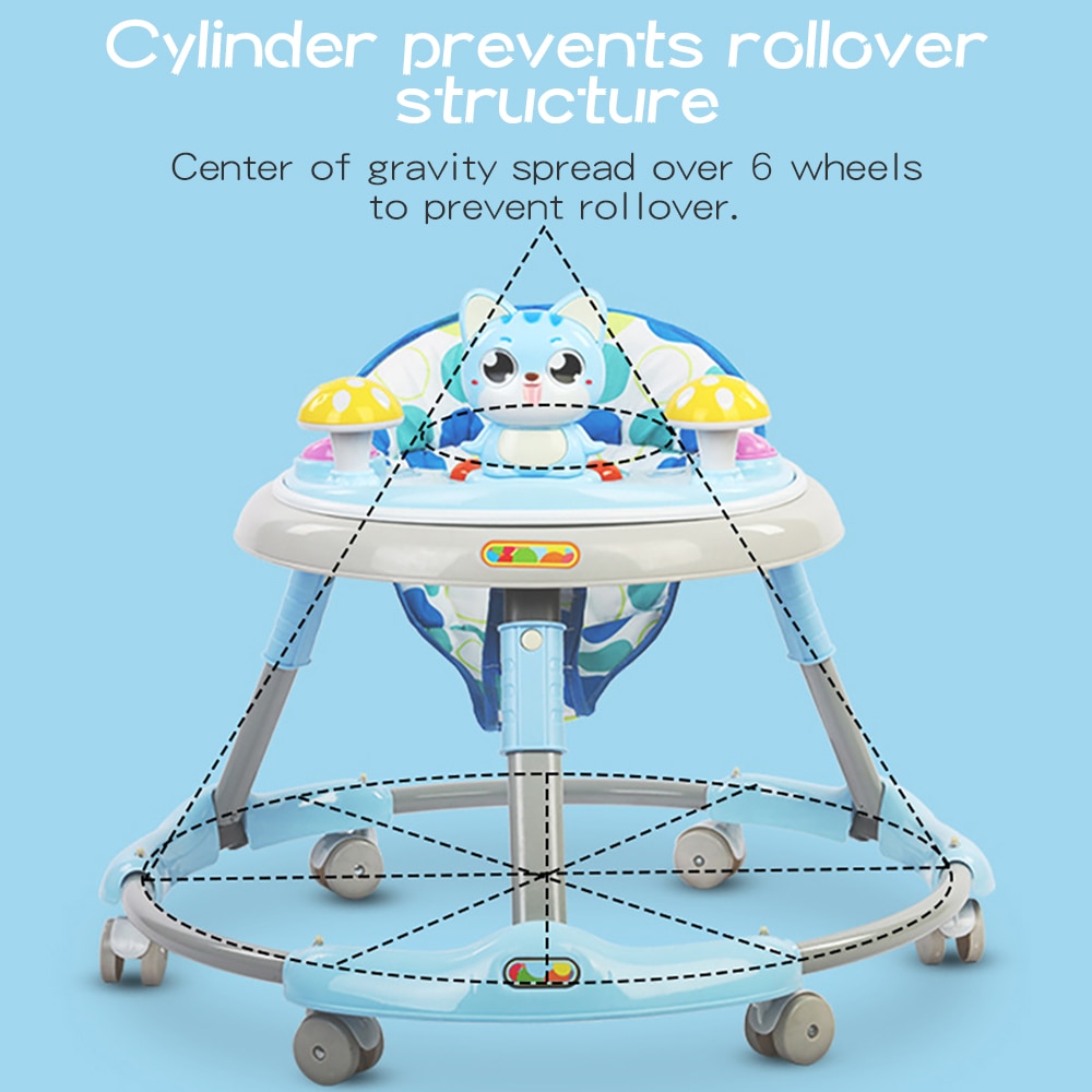 Musical Baby Walker with Wheels