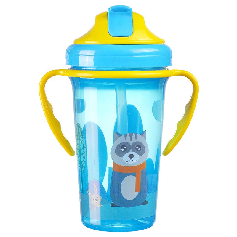 Straw Cup 400ml Kids Bottle