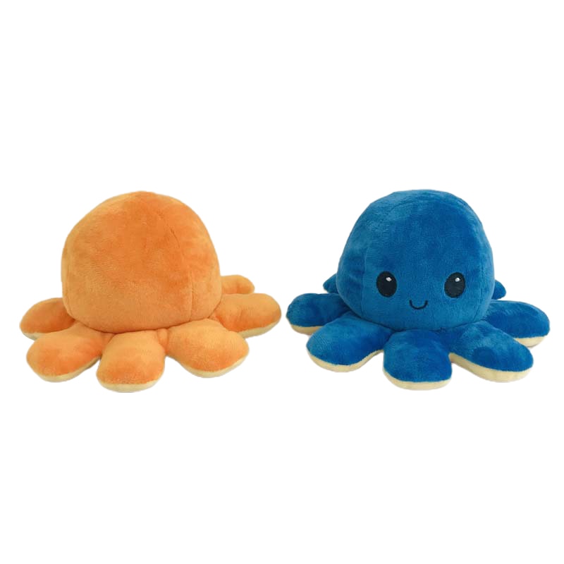 Reversible Plush Octopus Stuffed Toy