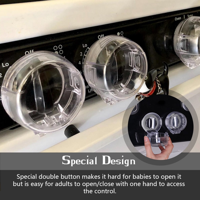 Stove Knob Covers Kitchen Safety Tool (2PCs)