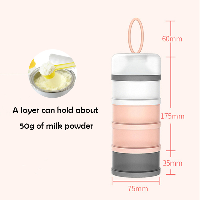 Baby Formula Container 4 Layers