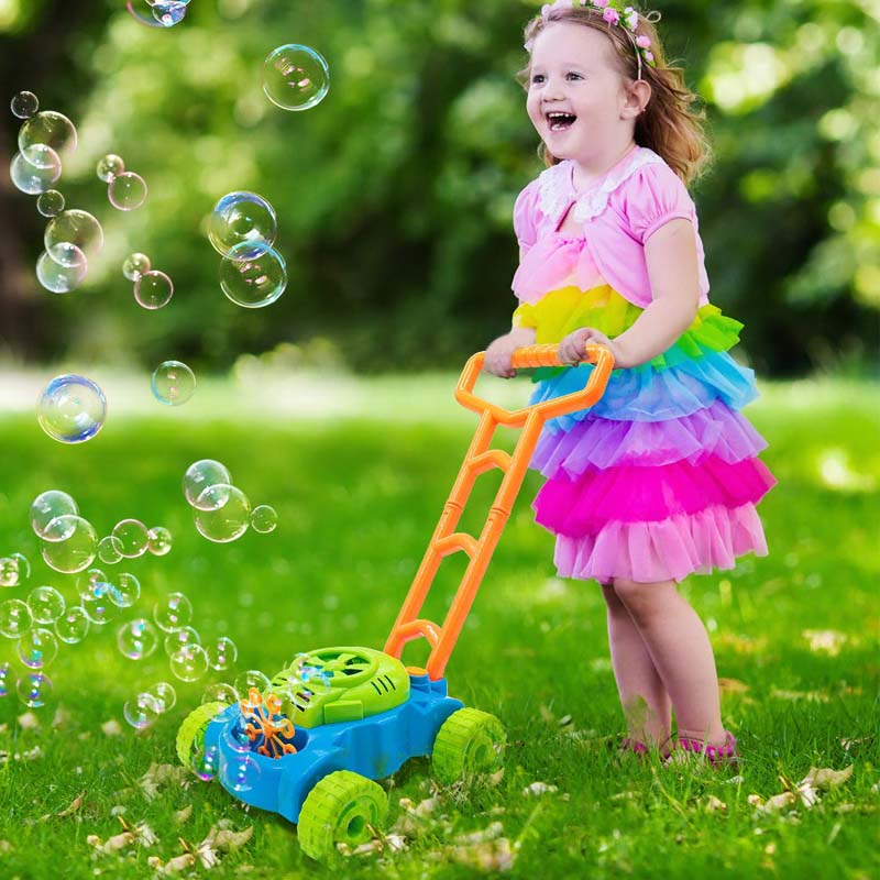 Bubble Lawn Mower Push Walker