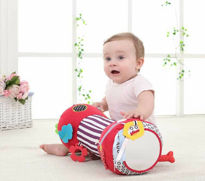 Tummy Time Pillow with Toys